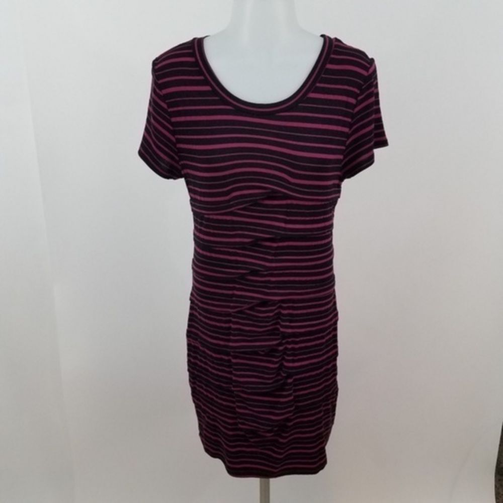 Pixley dress striped bandage‎ bodycon pink …